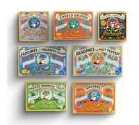 Fishwife Starter 7 Pack (Canned Seafood Variety Including Smoked Salmon, Rainbow Trout, Sardines, and More) | Gluten Free