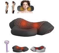 Fisiorest The 3-in-1 Neck Massager, 2025 New Ergonomic Design Artuvate Neck Massager,Deep Massage and Relaxation, Relieve Spinal Pain for Sleep Aid (A)