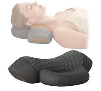 FisioRest The 3-in-1 Neck Massager, 40° SupportLock Science-Based Relaxation Posture, 135° Optimal Cervical Comfort Angle, Instant Neck Pain Relief, Restore Your Neck’s Natural Curvature(Black-USB)