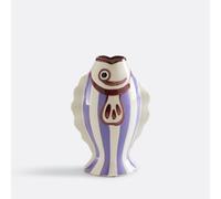 Fiska Ceramic Fish-Shaped Vase 31cm High Purple