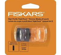 Fiskars 1-Piece TripleTrack High-Profile Replacement Blades, Pack of 2 Straight and Scoring, Style I