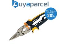 Fiskars 1027207 Powergear Aviation Snips Straight Cut 250mm 10In Fsk1027207