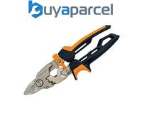 Fiskars 1027212 PowerGear Bulldog Aviation Snips 250mm 10in FSK1027212