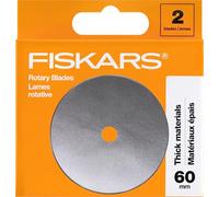 Fiskars 1065952 Rotary Blades, Grey | High Grade Premium Steel for Long-Lasting Sharpness, Precision Cutting for Crafts, Sewing & Quilting Projects