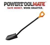 Fiskars 1066716 Solid Metal Pointed Spade Shovel FSK1066716
