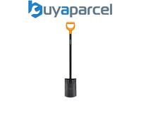 Fiskars 1066717 Solid Metal Rounded Spade Shovel FSK1066717