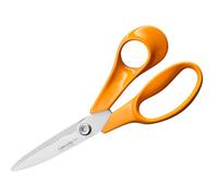 Fiskars Classic Secateurs, Serrated Blades, Right-Handed, Total Length: 18.7 cm, Improved Torx Screw and More Ergonomic Handle, Quality Steel/Plastic, Orange, 1075052