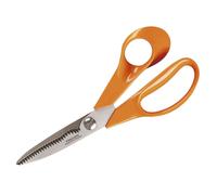 Fiskars Universal Scissors S92, Length: 18 cm, Stainless steel blade/plastic handles, Classic, Orange, 1000555