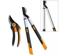 Fiskars 112500 Smartfit Telescopic Lopper L86 1013564 & 111610 Bypass Pruner