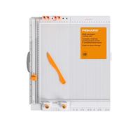 Fiskars 12" All-in-One PPC Tool, TripleTrack System, Scoring Surface, Pom Pom and Tassel Maker, Compact Folding Design for Crafting