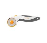 Fiskars 45mm Titanium Blade Stick Rotary Cutter, Softgrip For Fabric, Felt, Vinyl and Crafts