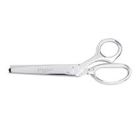 Fiskars 7.5-Inch Steel Pinking Shears | Precise Cutting Craft Scissors, Hand-Finished Forged Steel Blades & Loop Handles for Right & Left-Handed Use, Leather Sheath