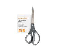 Fiskars 8” Left-Handed Titanium Scissors, SoftGrip Handle for Comfort, Durable Stainless Steel Blades for Home and Office Use