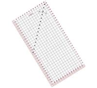 Fiskars Acrylic Ruler 15 cm x 30 cm, Optimal for Patchwork, Various Shapes, 1003899