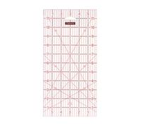 Fiskars Acrylic Ruler 6” x 12”, Optimal for Patchwork, Various shapes, 1004744