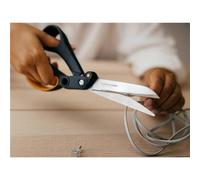 Fiskars Amplify Scissors 24cm Stainless Steel Blade Soft Grip Handle FSK1020223