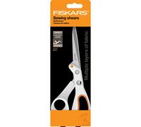 Fiskars 26cm Amplify™ Sewing Scissors - Stainless Steel Blades, Shears for Sewing & Thick Fabric, Softgrip™ Handles & RazorEdge™ Blades
