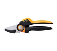 Fiskars Anvil Garden Pruners, X-series PowerGear, P941, With rolling handle, For dry twigs and branches, Non-stick coated, Stainless steel blades,