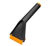 Fiskars Auto Ice Scraper, Usable on both sides, Length: 21.5 cm, Plastic, Black/Orange, Solid, 1019354