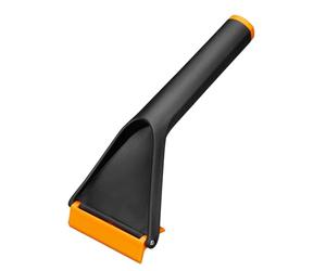 Fiskars Auto Ice Scraper, Usable on both sides, Length: 21.5 cm, Plastic, Black/Orange, Solid, 1019354