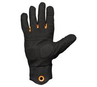 Fiskars axe and tool gloves, work gloves, touchscreen-compatible thumb and finger pads, imitation leather/mesh fabric, size 12, black/orange, 1071151