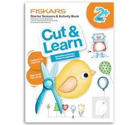 Fiskars Beginner's Scissors and Craft Book with Tips & Tricks, from 2 Years, for Right- and Left-Handed use, Plastic, Blue, 1077662