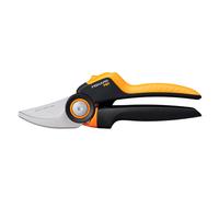 Fiskars Bypass Garden Pruners M, X-series PowerGear, P921, With rolling handle, For fresh branches and twigs, Non-stick coated, Stainless steel