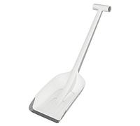 Fiskars Car Snow Shovel, Length: 63 cm, Fibreglass-reinforced Plastic with Aluminium Edge, White, SnowXpert, 1019347