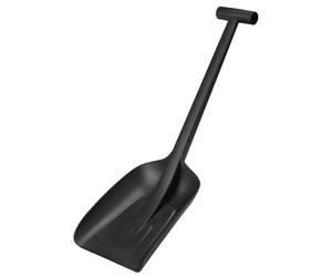 Fiskars car snow shovel, length: 63 cm, glass fibre reinforced plastic, black, solid, 1019353