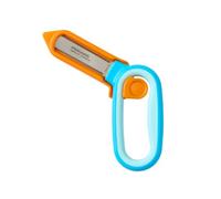 Fiskars Cardboard Cutter for Children, Safe Cardboard Cutter for Crafts | Ideal for Upcycling Projects, 13.1 x 7.3 cm, Blue/Orange, 1082501