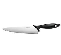 Fiskars chef's knife, Essential, blade length: 21 cm, stainless steel / PP plastic, black, 1065565