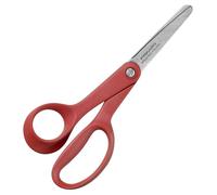 Fiskars Children's Scissors for Left-Handers, From 8 Years, Length: 13 cm | Stainless Steel Blade/Plastic Handles, Red, Classic, 1005169