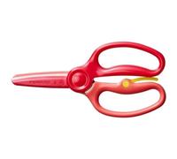 Fiskars Children's Scissors, From 3 Years, For Learning to Cut | Length: 13 cm, Plastic-Coated Metal Blades/Plastic Handles, Red, Training, 1064067