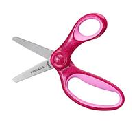 Fiskars children's scissors, From 6 years, Length: 13 cm, For right and left-handers, Metal blade/plastic handles, Pink, Glitter, 1064074
