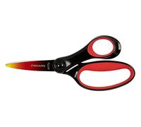 Fiskars Children's Scissors, Scissors for Big Kids Aged 8 - 11 | Right-Handed, SoftGrip, Length: 15 cm, Ombré Look, Red, 1067853