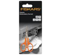 Fiskars Classic Curved Embroidery Scissors Sharp Point Nail Snips - 10cm/4"