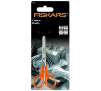 Fiskars Hobby Scissors Classic – 13 cm, Ambidextrous, Stainless Steel Blade, Plastic Handles, Orange