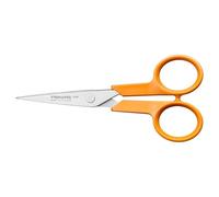Fiskars Classic Manual Scissors, Right- and Left-Handed use, Total Length: 13 cm, Improved Handle ergonomics, Stainless Steel Blade/Plastic Handles, Orange, 1075057