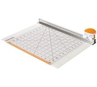 Fiskars Rotary Cutter & Ruler Combo 45 mm, 12" x 12" Orange/White 1016264