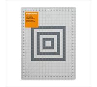 Fiskars Cutting Mat, Self-Healing Fabric Cutting Surface, Double-Sided Grid with Bias Lines, 18"x24"