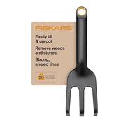 Fiskars Eco Cultivator with Wide Angled Tines, Ergonomic Handle, UV Resistance, Ideal for Loosening Soil and Removing Weeds