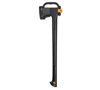 Fiskars Felling Axe L, Solid, With protective cover, Non-stick coated, Steel/Plastic and Glass fibre handle, Black/Orange, A18, Length: 6.5 cm, 1.6 k