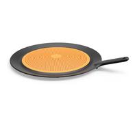 Fiskars Frying Guard, Ø 30 cm, Plastic/Silicone, Functional Form, Black/Orange, 1027305