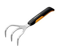 Fiskars Garden Cultivator Stainless Tteel Tines Soft Grip Handle FSK1027047