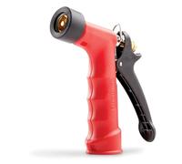 Fiskars Gilmour Medium Duty Cleaning Hose Nozzle Rear Trigger Insulated Grip Threaded Front Red 805722-1001