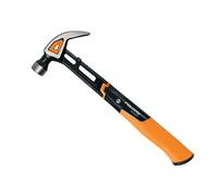 Fiskars IsoCore Curved Finishing Nail Hammer 450g 16oz Soft Grip FSK1027202