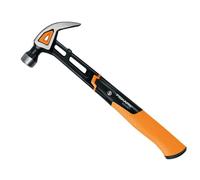 Fiskars IsoCore Curved Finishing Nail Hammer 450g 16oz Soft Grip FSK1027202