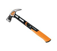 Fiskars IsoCore Curved Finishing Nail Hammer 570g 20oz Soft Grip FSK1027203