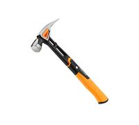 Fiskars Universal Hammer IsoCore XL for Driving Nails, Length: 39 cm | Weight: 0.95 kg, Black/Orange, 1020214