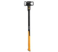 Fiskars IsoCore XL sledge hammer for driving wooden stakes or demolition work, length: 92 cm, weight: 5.67 kg, black/orange, 1020164
